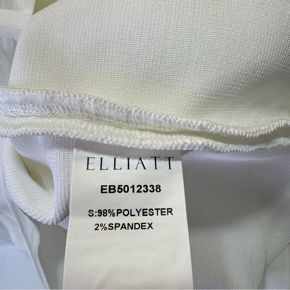 NEW Elliatt Linda Strapless Mini Dress Ivory Size Extra Small - Picture 8 of 9
